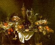 Abraham Hendrickz van Beyeren Banquet Still Life oil painting artist